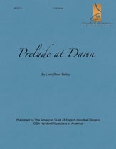 Prelude at Dawn Handbell sheet music cover